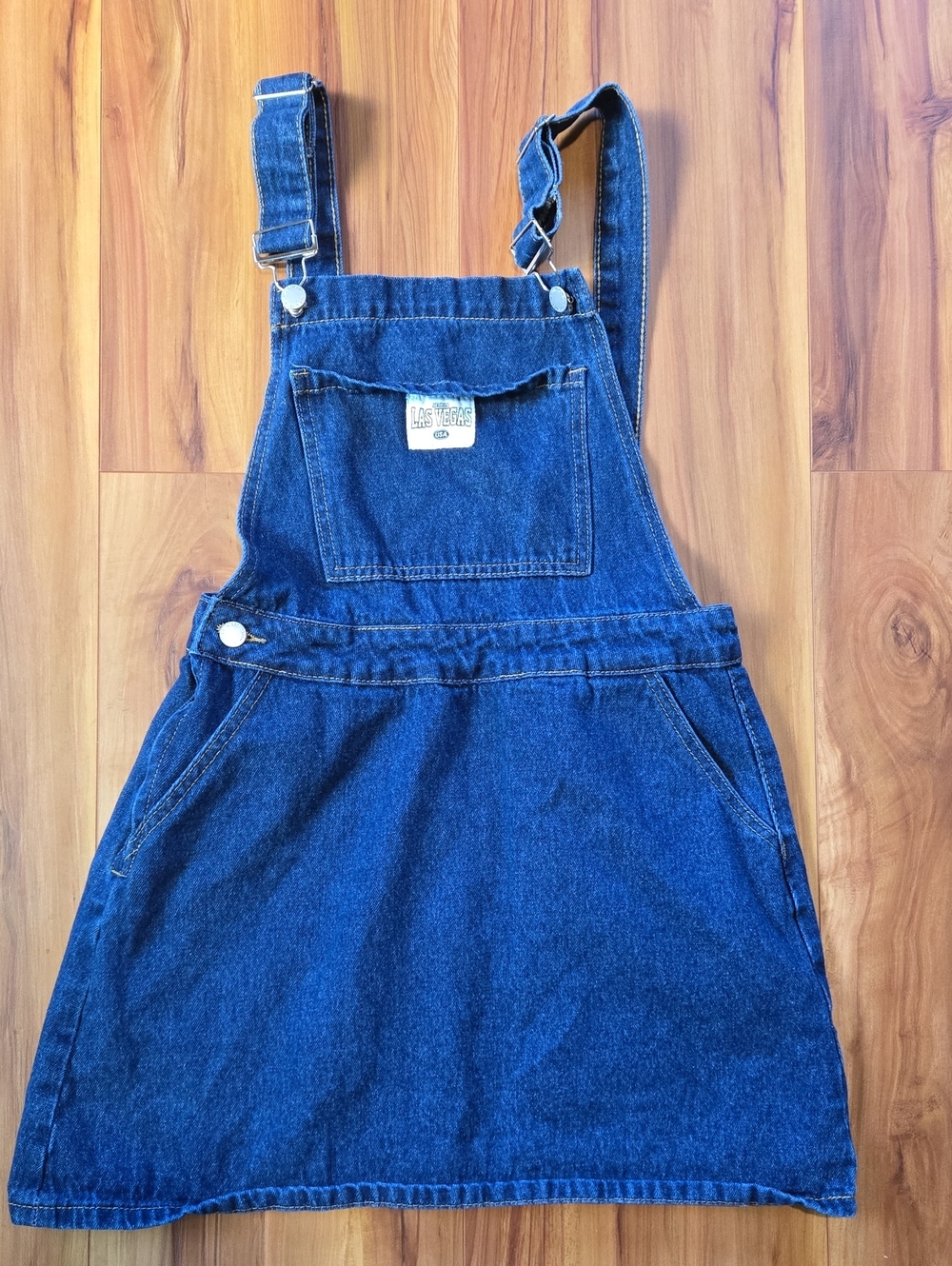 Lee Dark Blue Denim Overall Skirt